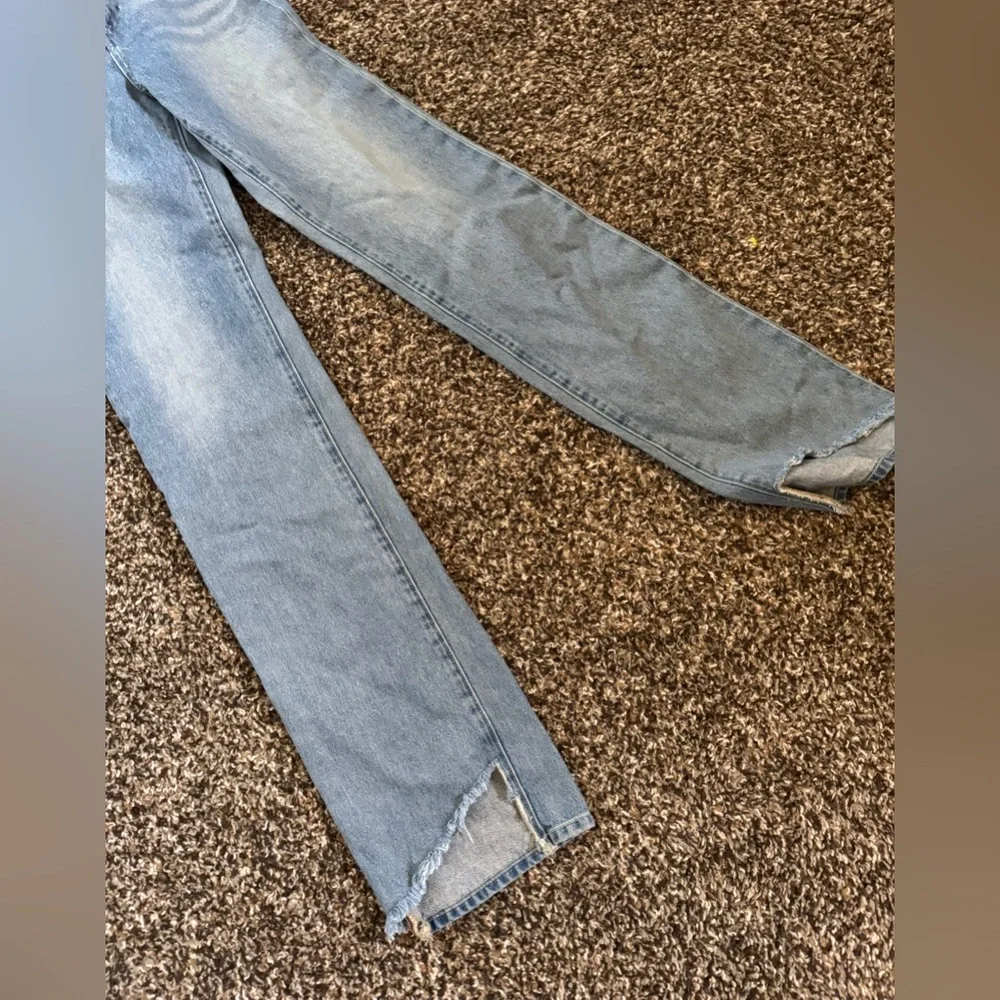 Veronica Beard Dylan full‎ length straight high rise jeans size 24 sunset pier
